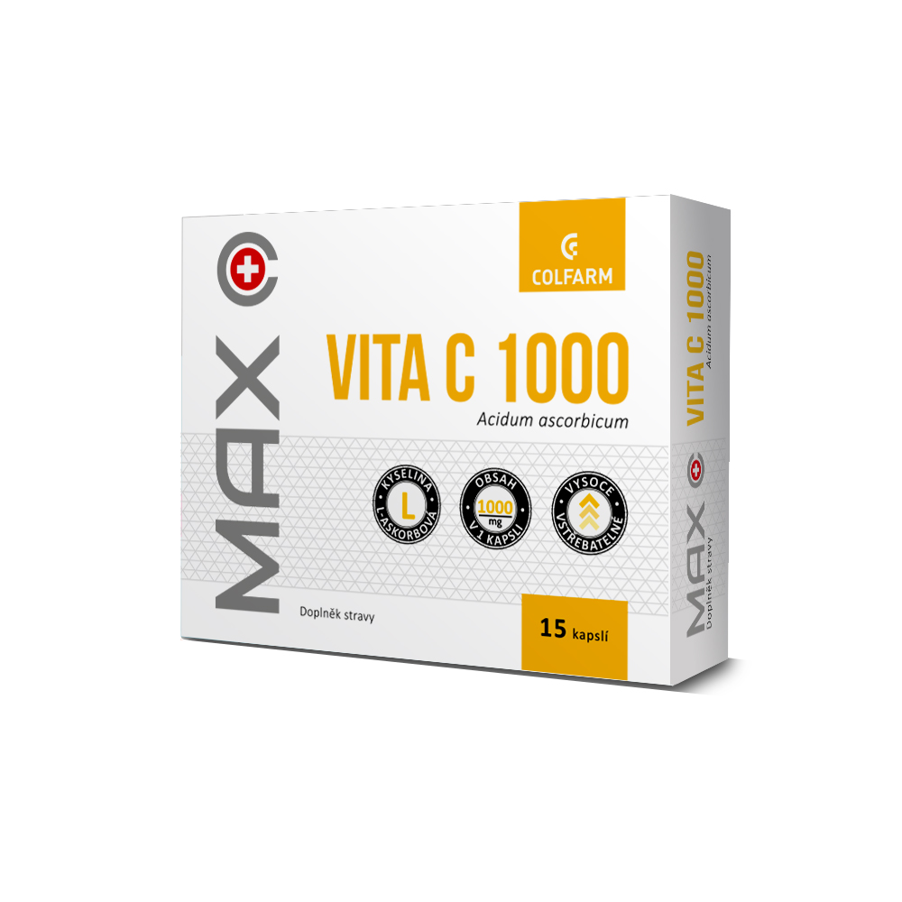 Colfarm MAX Vita C 1000 mg 15 cps