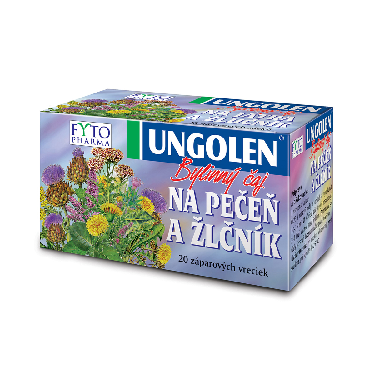 Fytopharma UNGOLEN® bylinný čaj na játra a žlučník 20 x 1,5 g