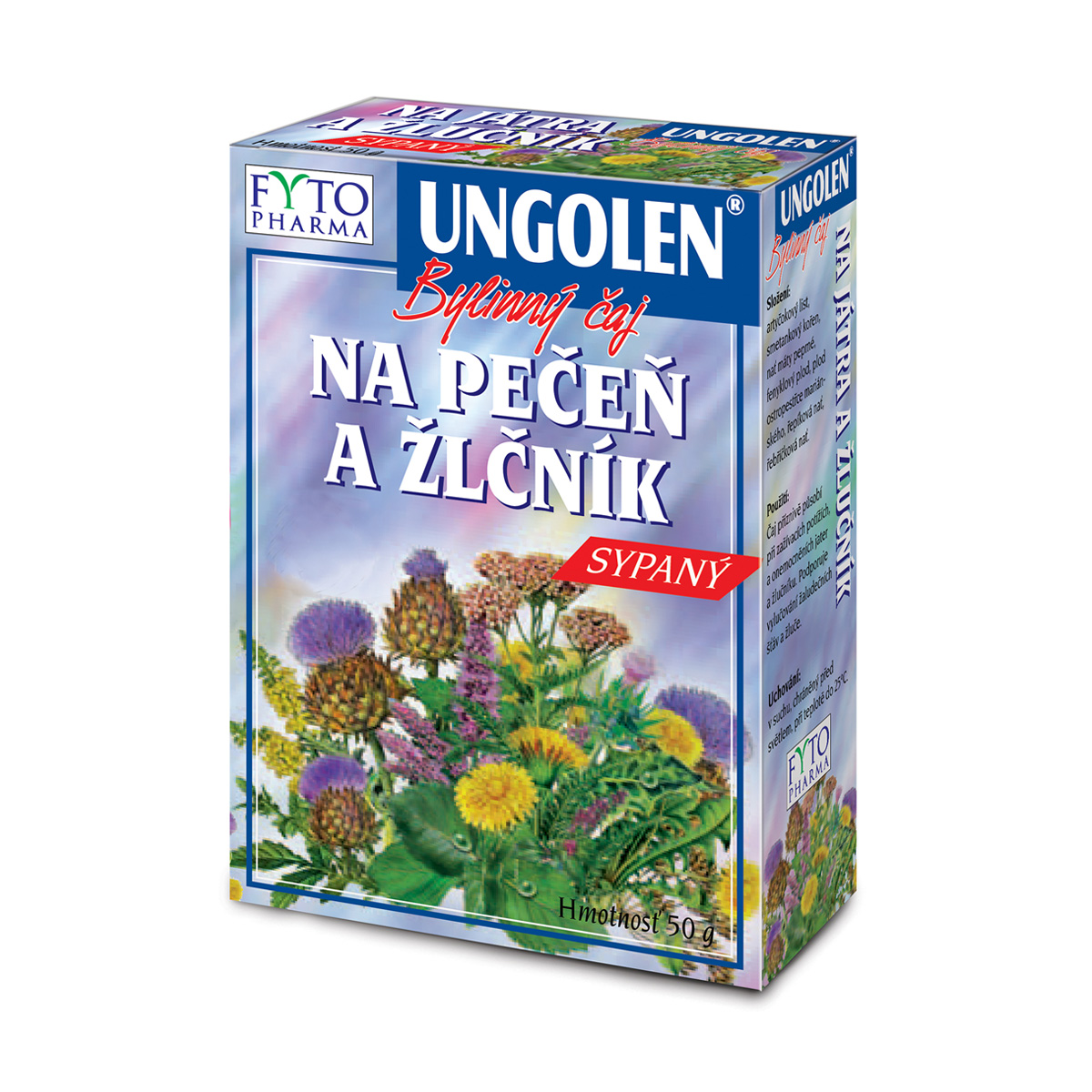 Fytopharma UNGOLEN® bylinný čaj na játra a žlučník 50 g