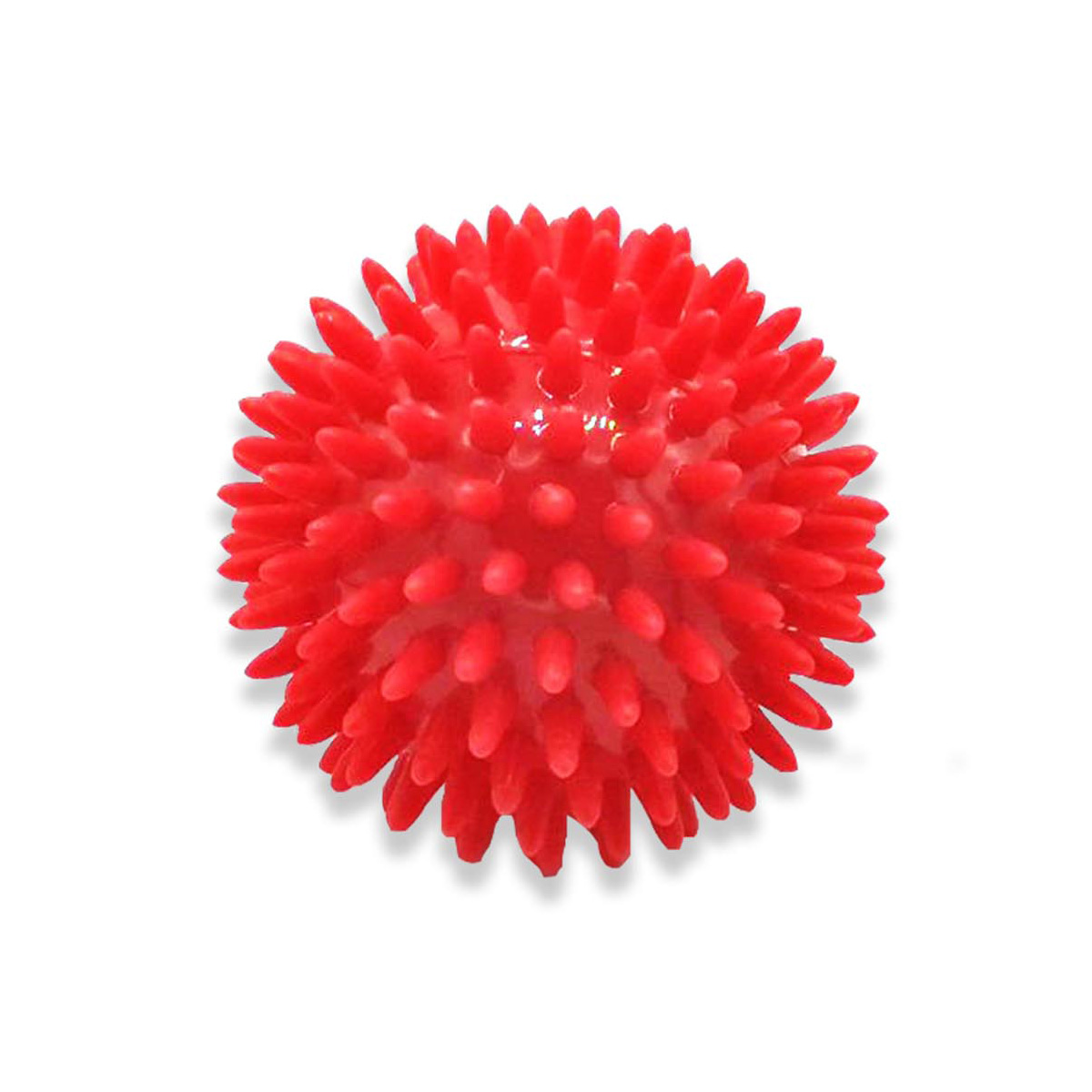 Rehabiq Masážní míček ježek 8 cm červený