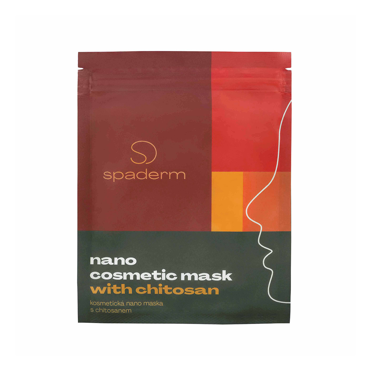 Spaderm nano kosmetická maska s chitosanem